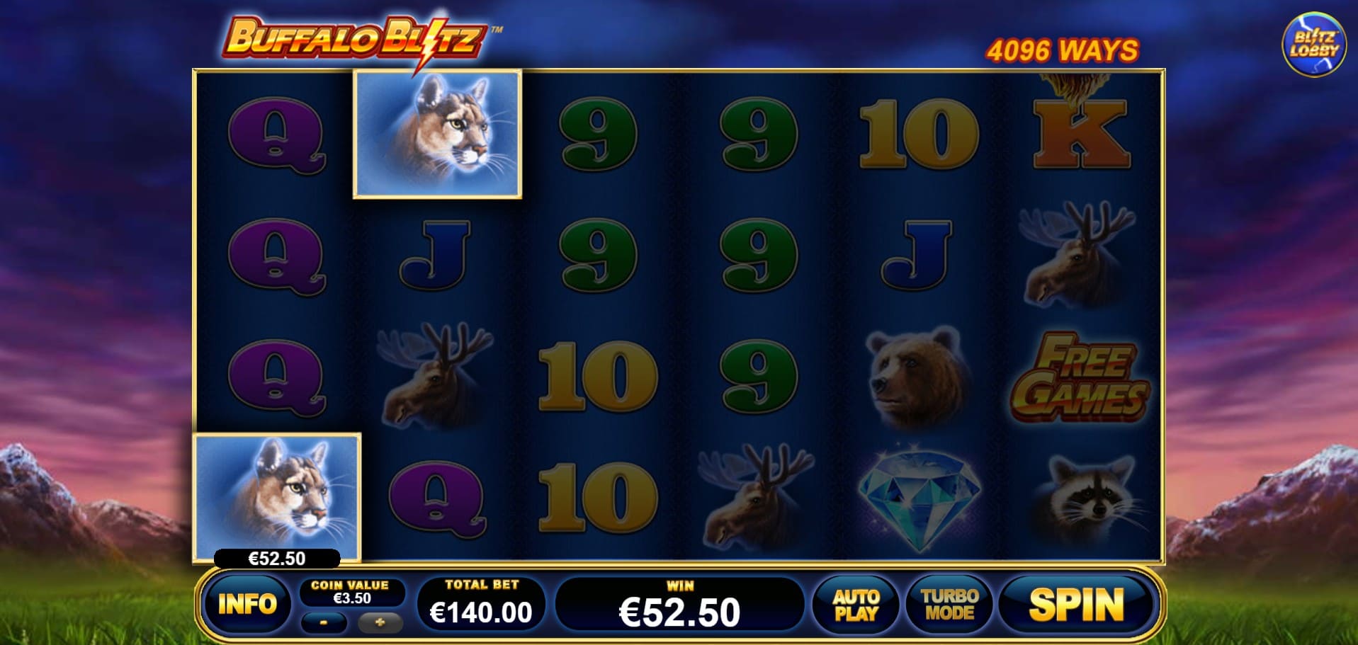 Buffalo Blitz: Cash Collect